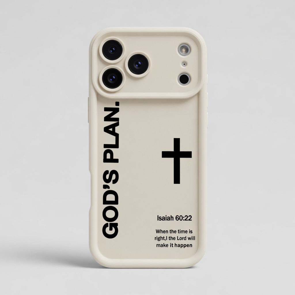 God’s Plan Cross Phone Case - Isaiah 60:22