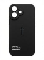 “God is Within Her She Will Not Fall Psalms 46:5” - Black Christian Phone Case”